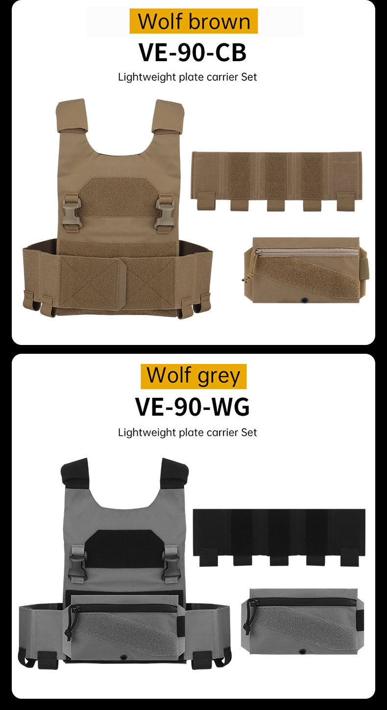 QASM Chest Buckle Waist Seal Storage Bag Little Dinosaur AC-1 Lightweight Tank Set