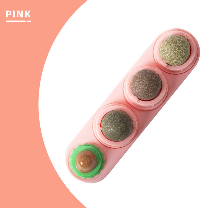 Cat mint ball spinning ball toy cat snacks lollipops self fun toys lots of fun