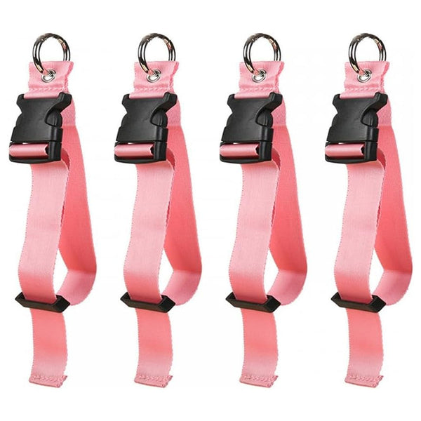 Portable Black Nylon Anti-Theft Luggage Strap, Bag Clip for Multi-Tool, Camping & Hiking