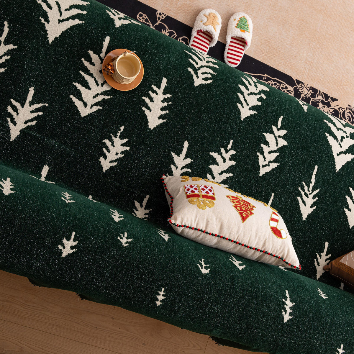 Modern Couch Covers for Couches Large Decorative Throw Blanket with Tassels for Couch
