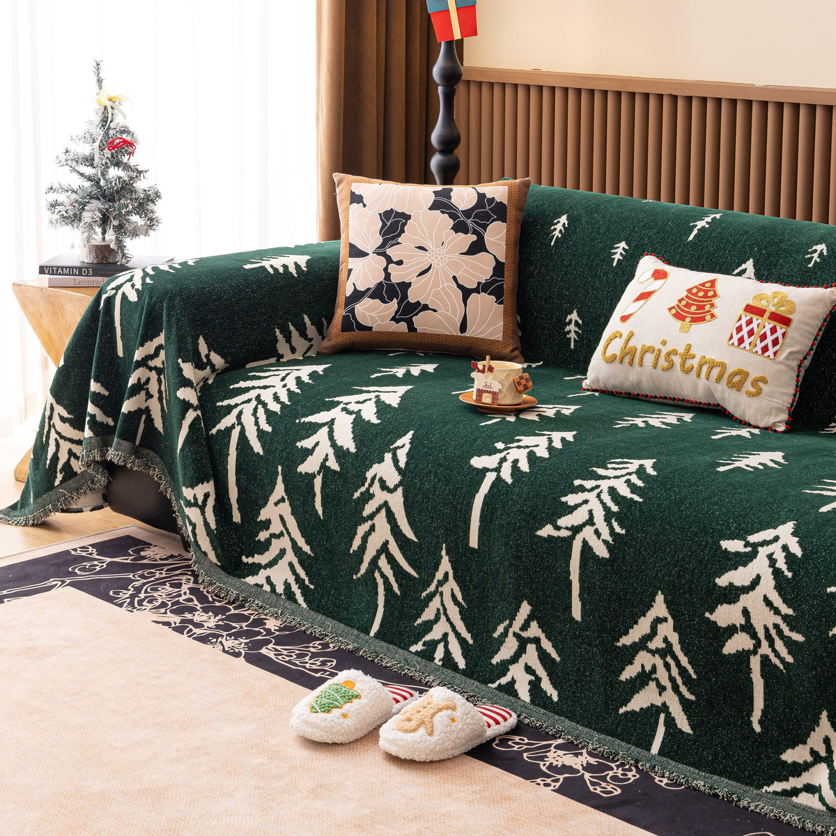 Modern Couch Covers for Couches Large Decorative Throw Blanket with Tassels for Couch