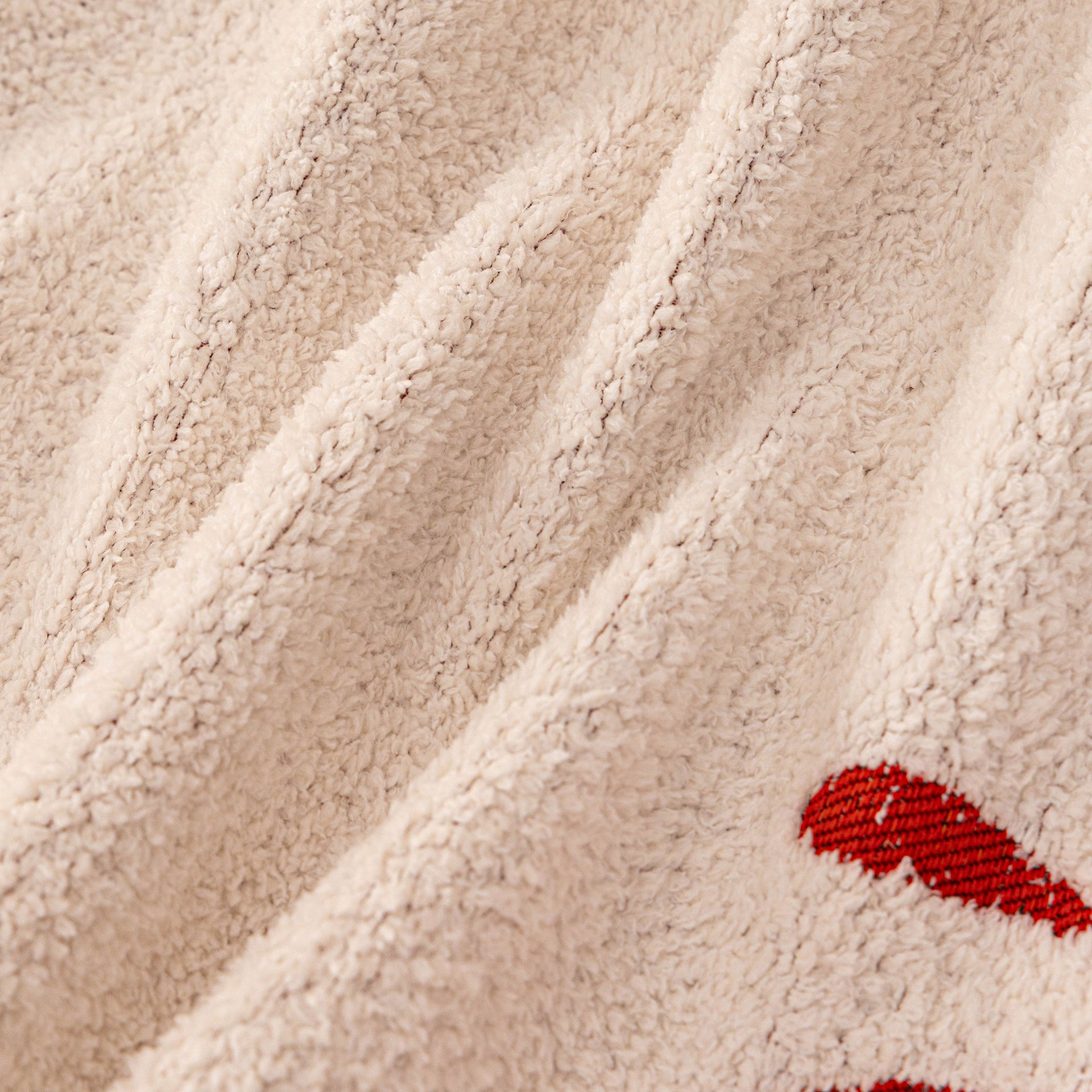 Chinese New Year Sofa Throw Cover Blanket, Decor Festive Red Fu Pattern Couch Cover