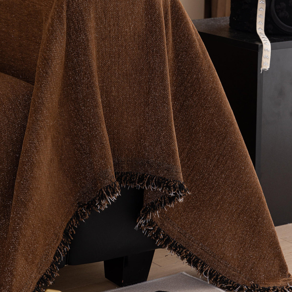 Solid Color Chenille Sofa Cover Blanket Furniture Covers for Sofas and Loveseats