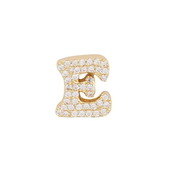Fashion English 26 letter single pendant gold DIY bracelet necklace accessories