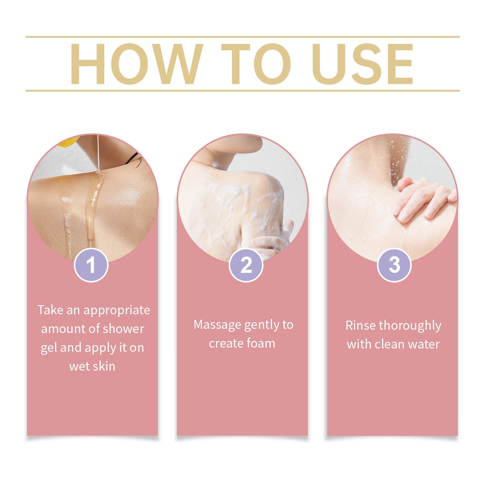 Fragrant Body Wash (Jasmine Fragrance) Moisturize And Moisturize Skin To Improve Dry Women's Body Wash