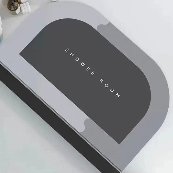 Soft cushion floor mat absorbent foot mat bathroom non-slip quick-drying toilet door carpet bathroom door mat