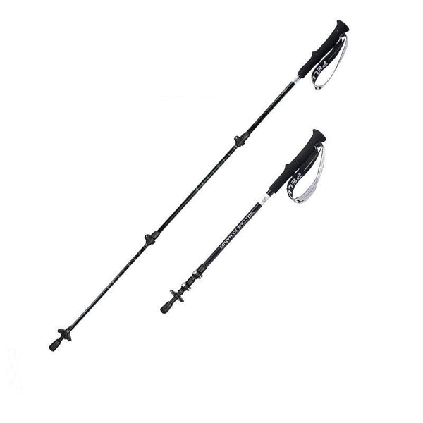 Climbing cane Outdoor telescopic cane Carbon fiber anti slip climbing and hiking folding cane