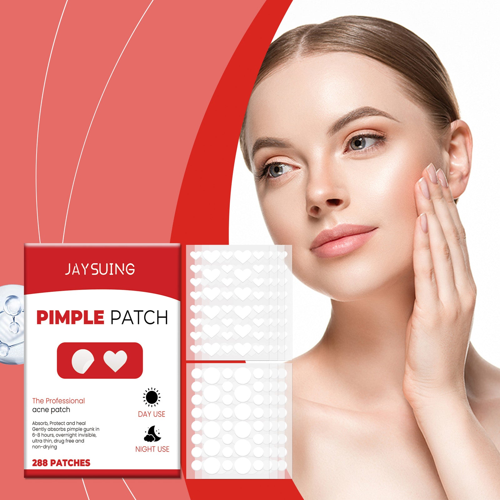 Morning And Evening Acne Covering Patch Facial Skin Acne Covering Relief Care Skin Acne Muscle