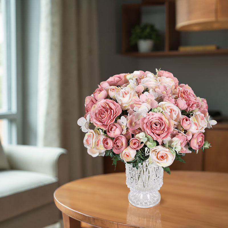 High-quality silk roses: for home, bedroom, weddings (wreaths, arch decor), outdoor yards, DIY gifts.