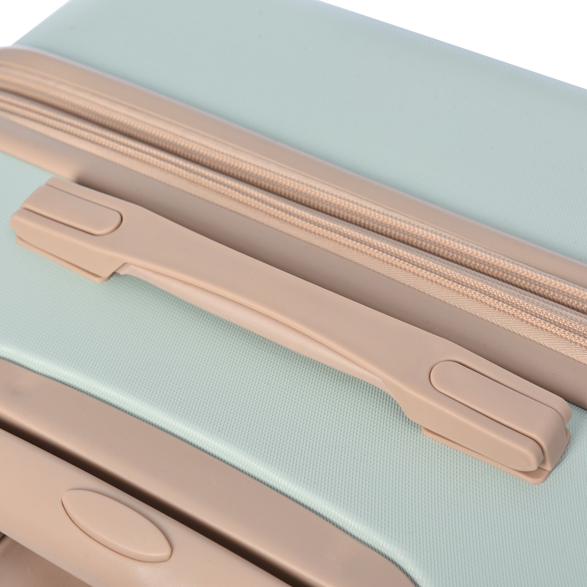 Luggage Sets New Model Expandable ABS Hardshell 3pcs Clearance Luggage ( Grey Green)