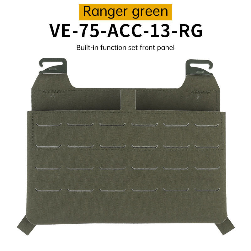WoSporT can accommodate three 5.56 (or two 7.62) inner pockets with built-in function cover camouflage front panel