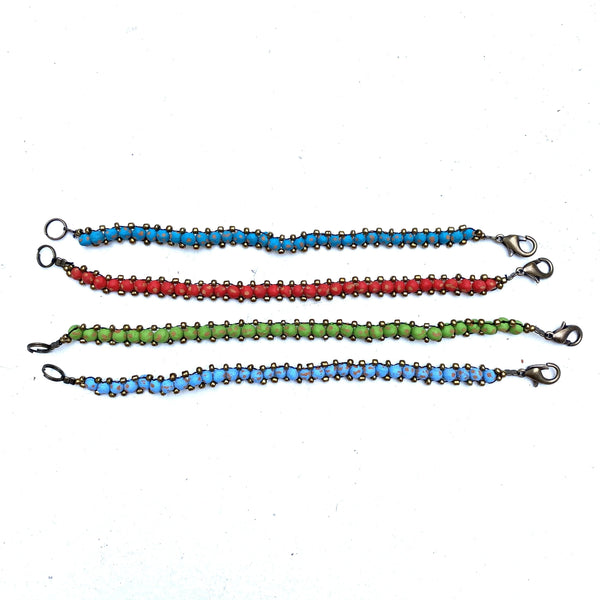 Zipper Ceramic Bracelet