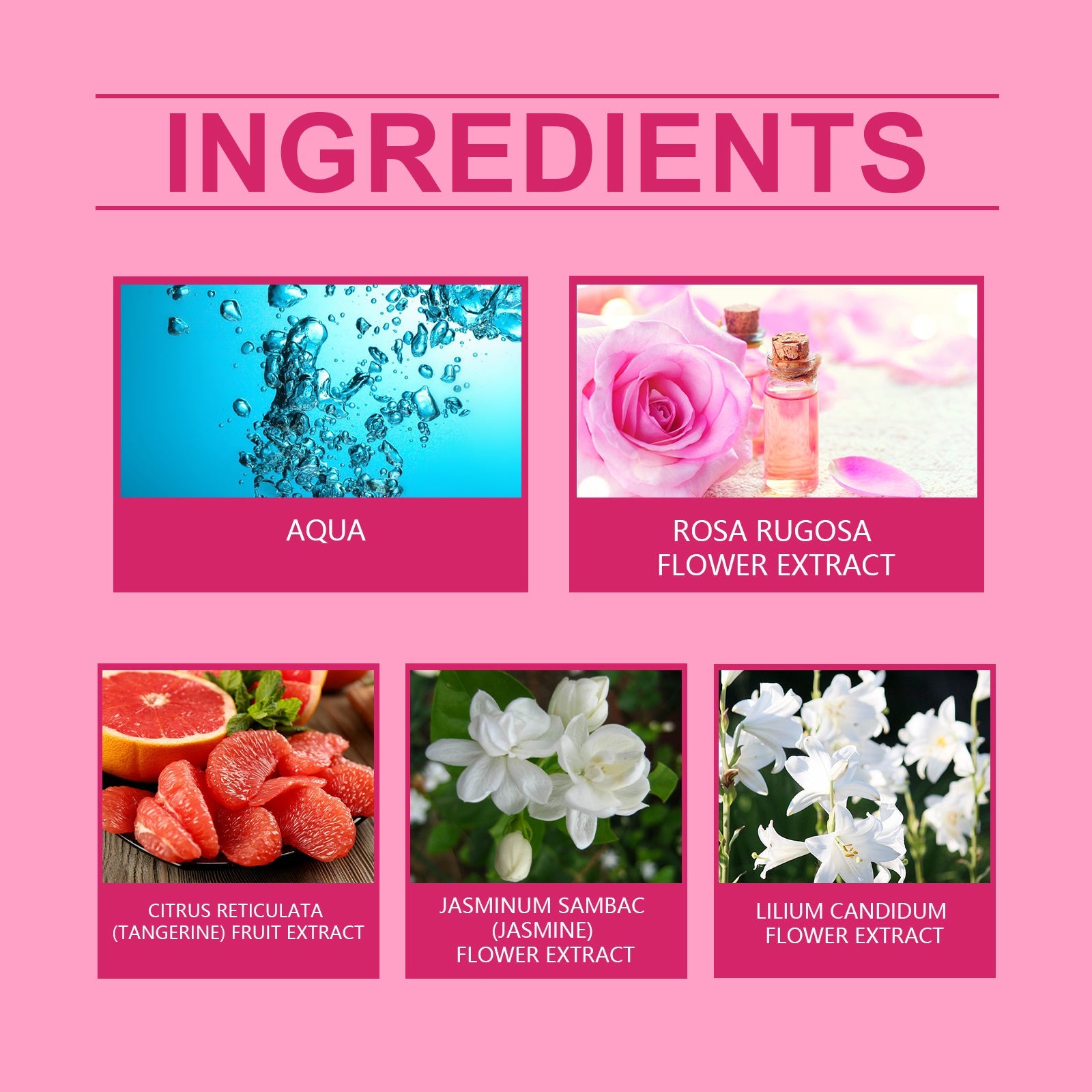 Rose Light Perfume Natural Fresh Light Fragrance Portable Lasting Fragrance Women Exude Charm Perfume