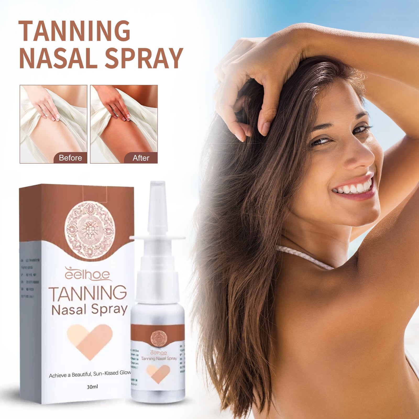 Tanning Nasal Spray Tanning Beauty Self Tanning Tan Wheat Skin Body Care