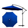 Outdoor sun umbrella advertising umbrella circular courtyard garden outdoor Roman umbrella banana umbrella - royal blue / 3-meter-8-bone banana umbrella