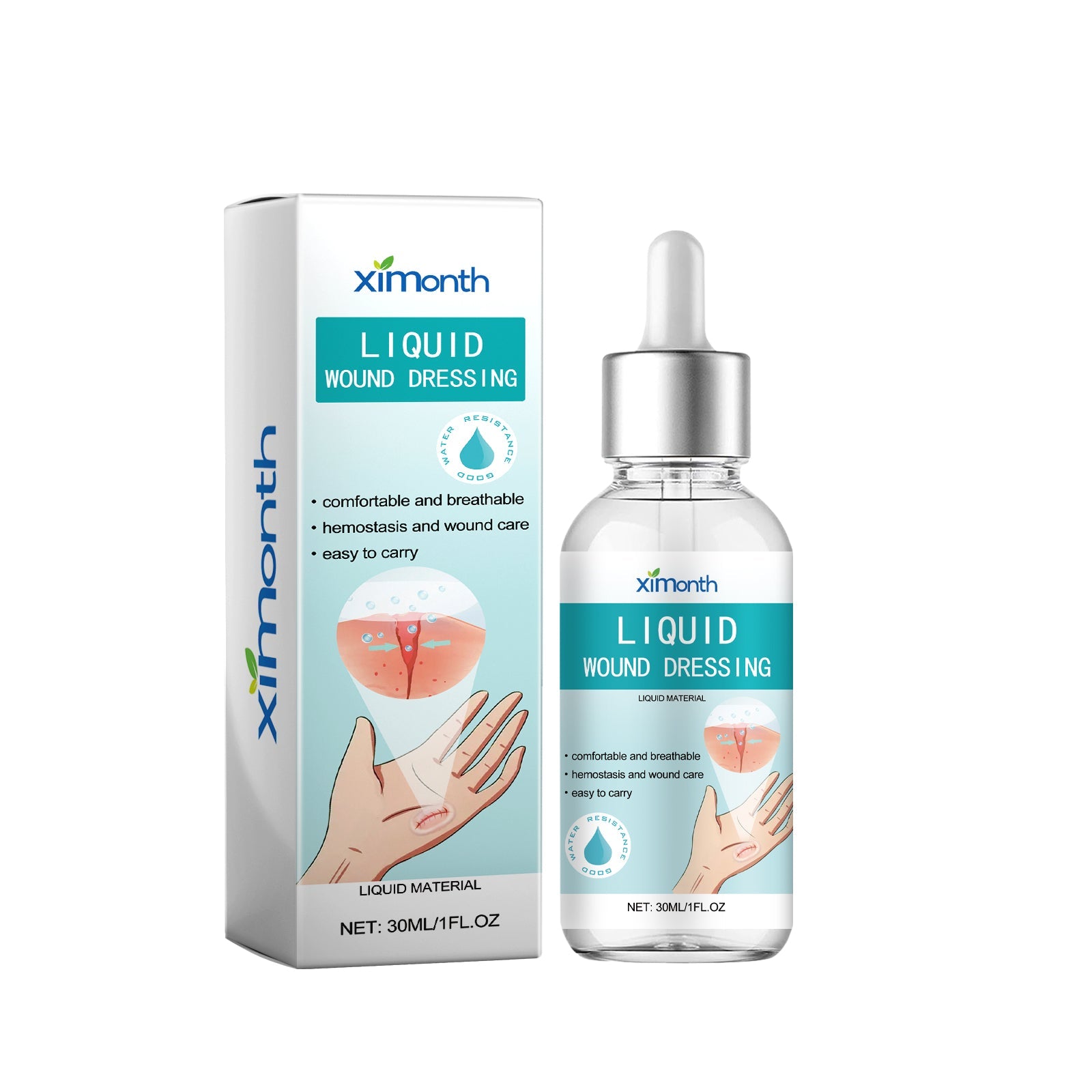 Liquid Bandage Drops Protect Skin Fast Film Formation Breathable Waterproof Skin Repair Drops