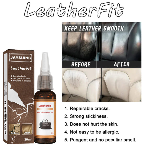 Leatherfit, Leather Reconditioning Agent To Repair The Car Sofa Leather Bag Leather Cracks