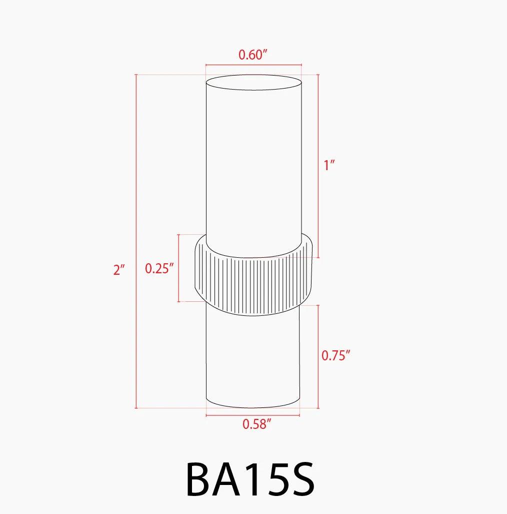 BA15S 5W Bayonet Style LED Capsule 12V Low Voltage Energy Efficient 1156 Light Bulb