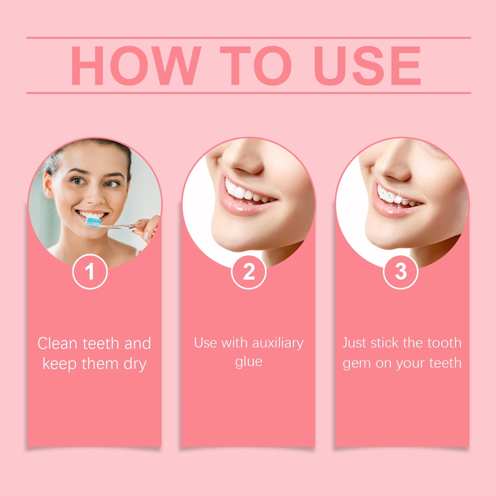 Crystal Dental Drill, Personality Sparkle Stylish Dental Accessories Enhance Smile Easily Use Decorative Dental Drill