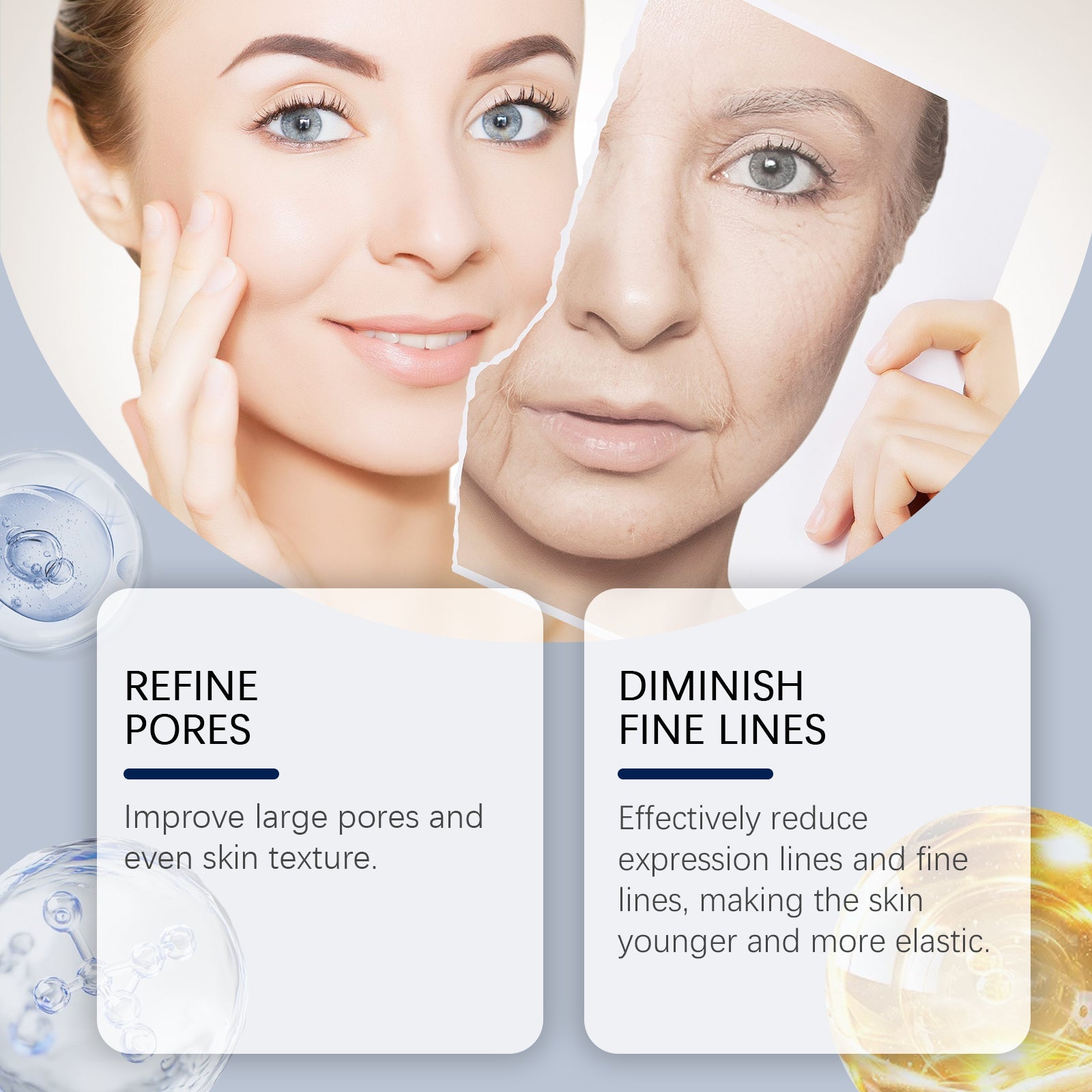 Firming Face Essence Delicate Pores Hydrating And Repairing Moisture To Improve Roughness