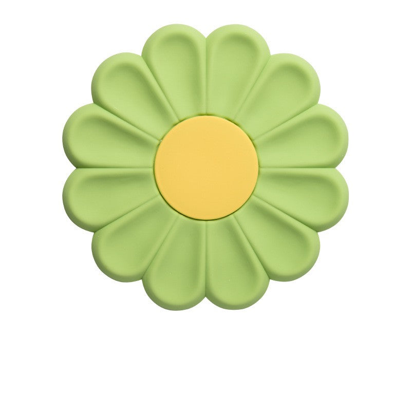 Creative Daisy Flower Household Oil and Heat Resistant Small Fresh Japanese and Korean Bowl and Plate Mats
