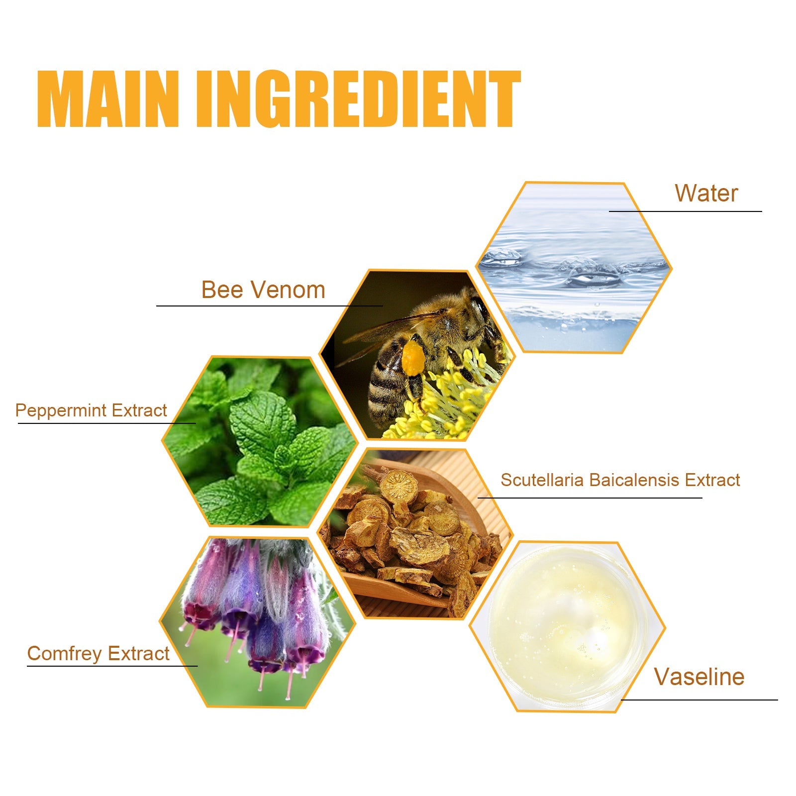 Bee Venom Psoriasis Relief Cream, Skin Relief Itching Relieve Redness Hand And Foot Moss Skin Moss Repair Cream