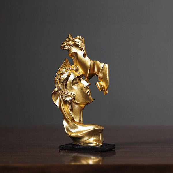 Abstract art couple decoration living room wine cabinet study decoration figure sculpture handicrafts