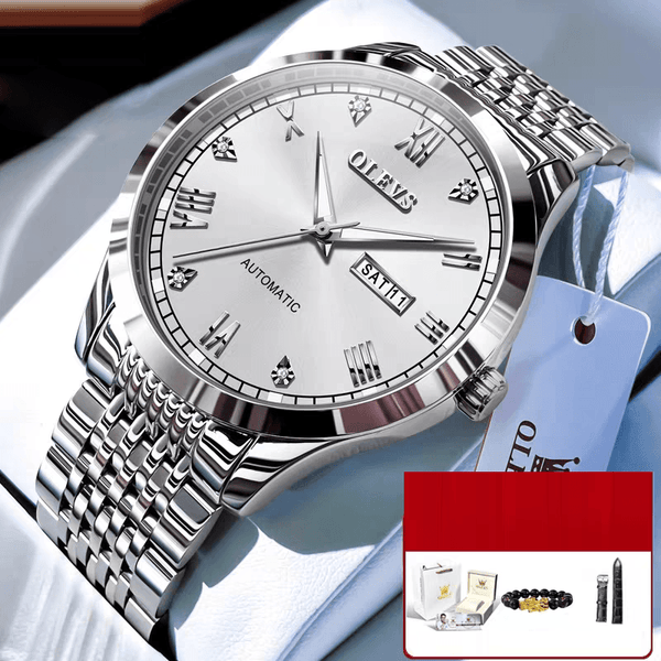 Men's Watch Men's Mechanical Watch Fully Automatic Simple Wind Waterproof Night Light Watch