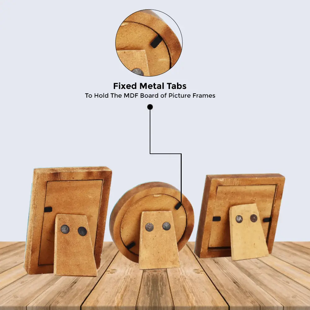 Baby Picture Frames Mother of Pearl Collection in White, Set of 3