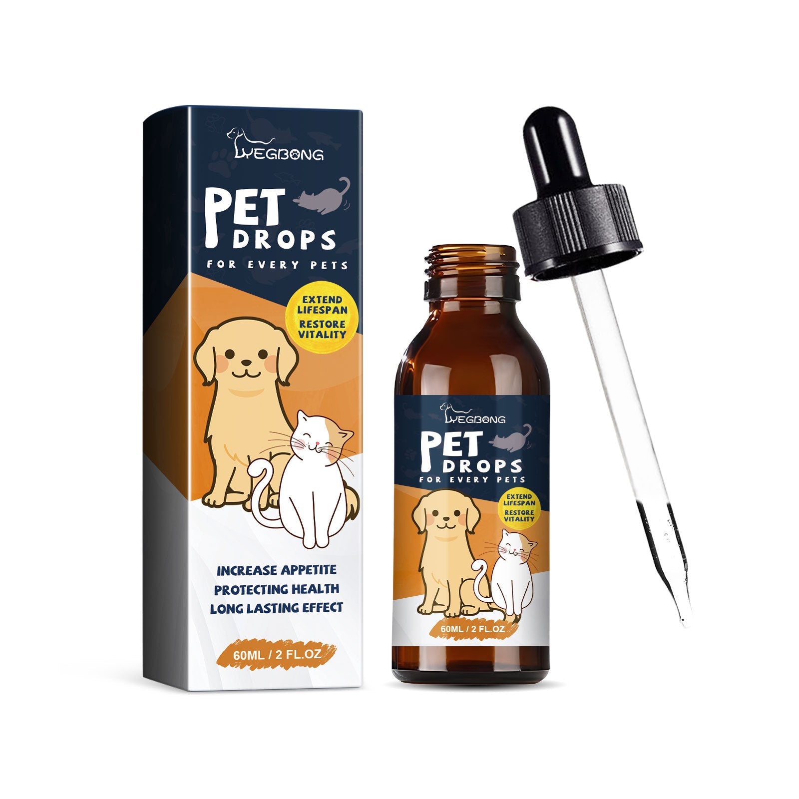 Pet Drops For Every Pets, Energizing And Nourishing Pet Health Care Drops