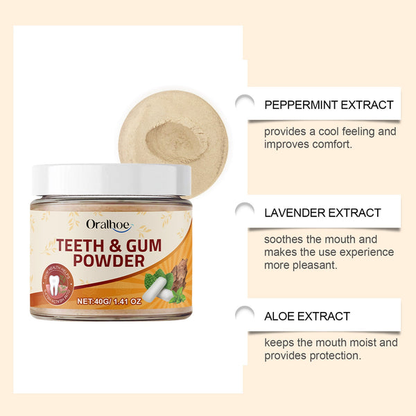 Herbal Gum Powder Herbal Care Clean Teeth Clean Fresh Remove Yellow Stains Clean Teeth