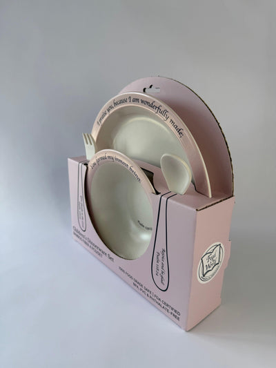 Children's Dinnerware Set - Pink