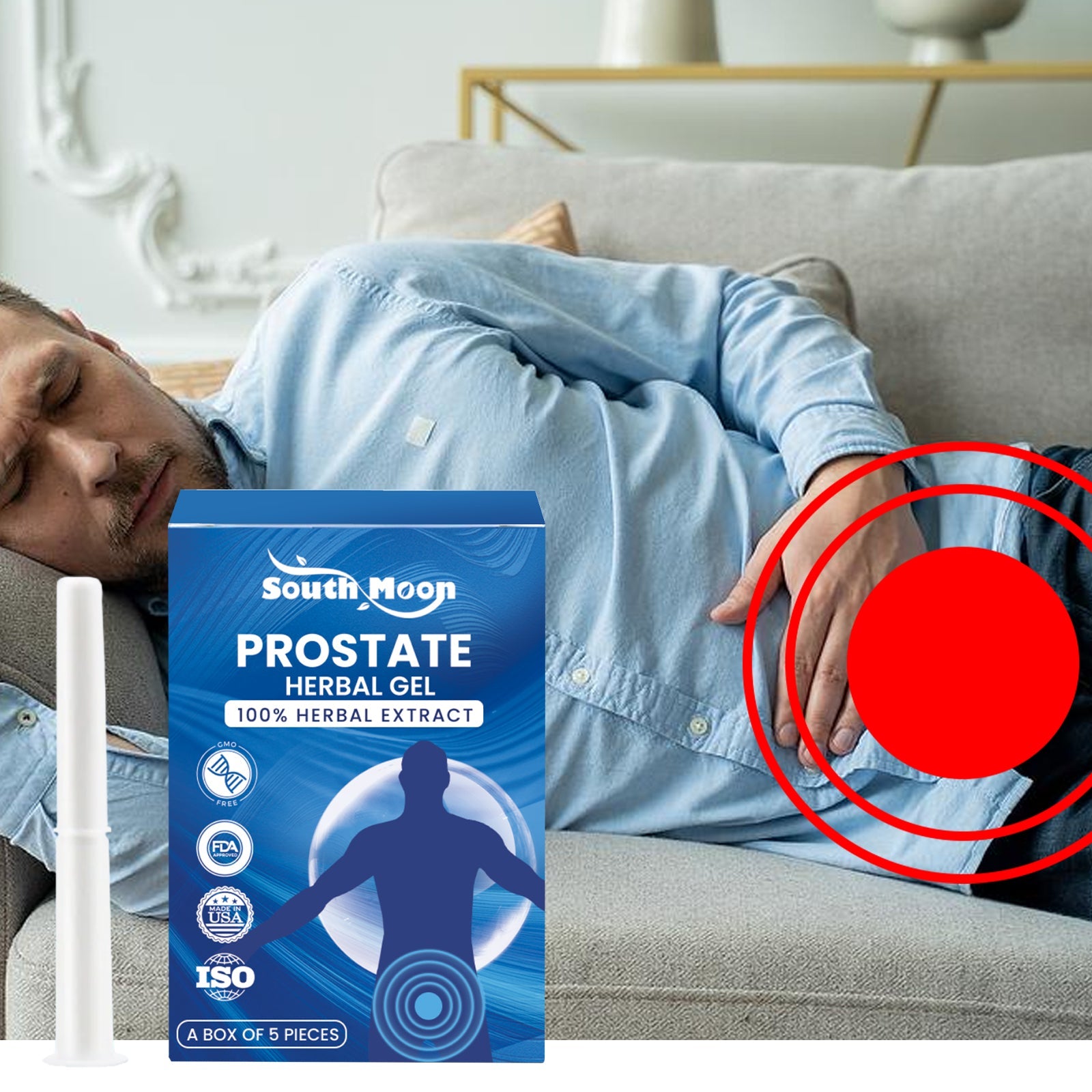Prostate Herbal Gel For Men To Relieve Prostate Discomfort And Protect Yang Health Body Care