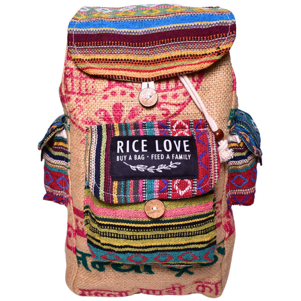 Mini Recycled Travel Backpack Agra