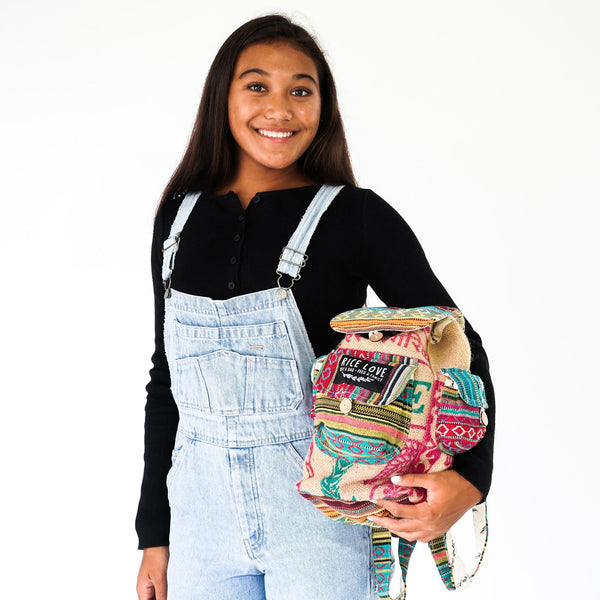 Mini Recycled Travel Backpack Agra