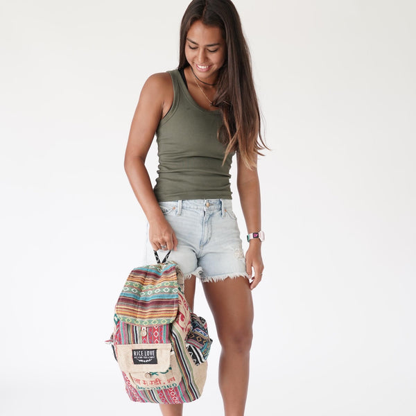 Recycled Travel Backpack Jaipur