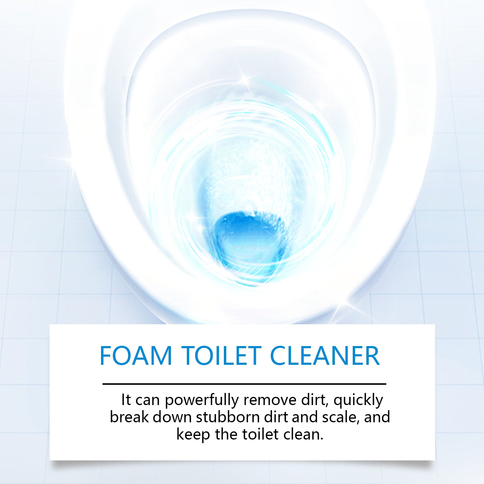 Foam Toilet Cleaner, Toilet Toilet Cleaner Decontamination Clean Household Deodorant Toilet Cleaner