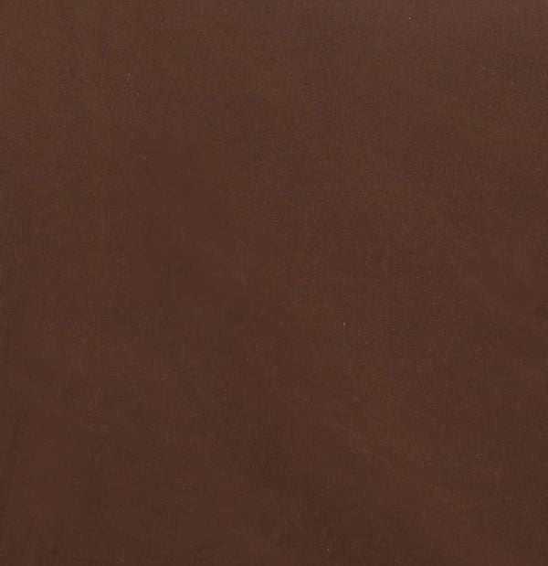 Tailored Bed Skirt Brown Cotton Twill Pleated Straight Dust Ruffle with Split Corners (16