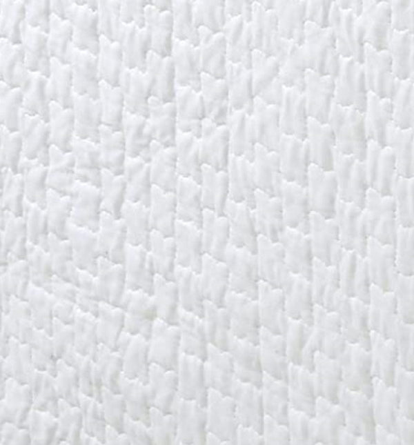 Tailored Bed Skirt White Quilted Matelasse Scalloped Cotton Dust Ruffle 16