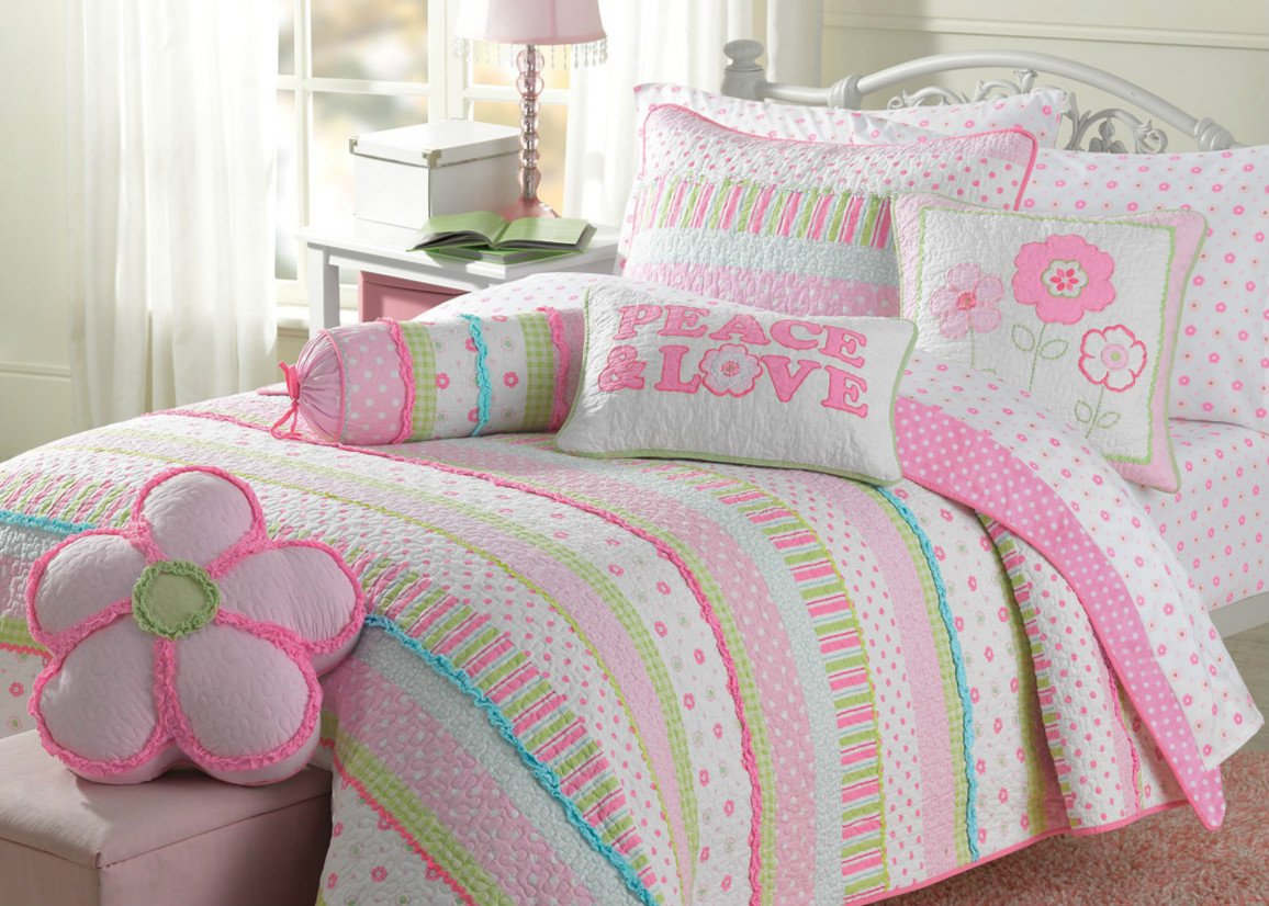 Greta Floral Stripe Pink Rectangular Embroidered Decor Throw Pillow
