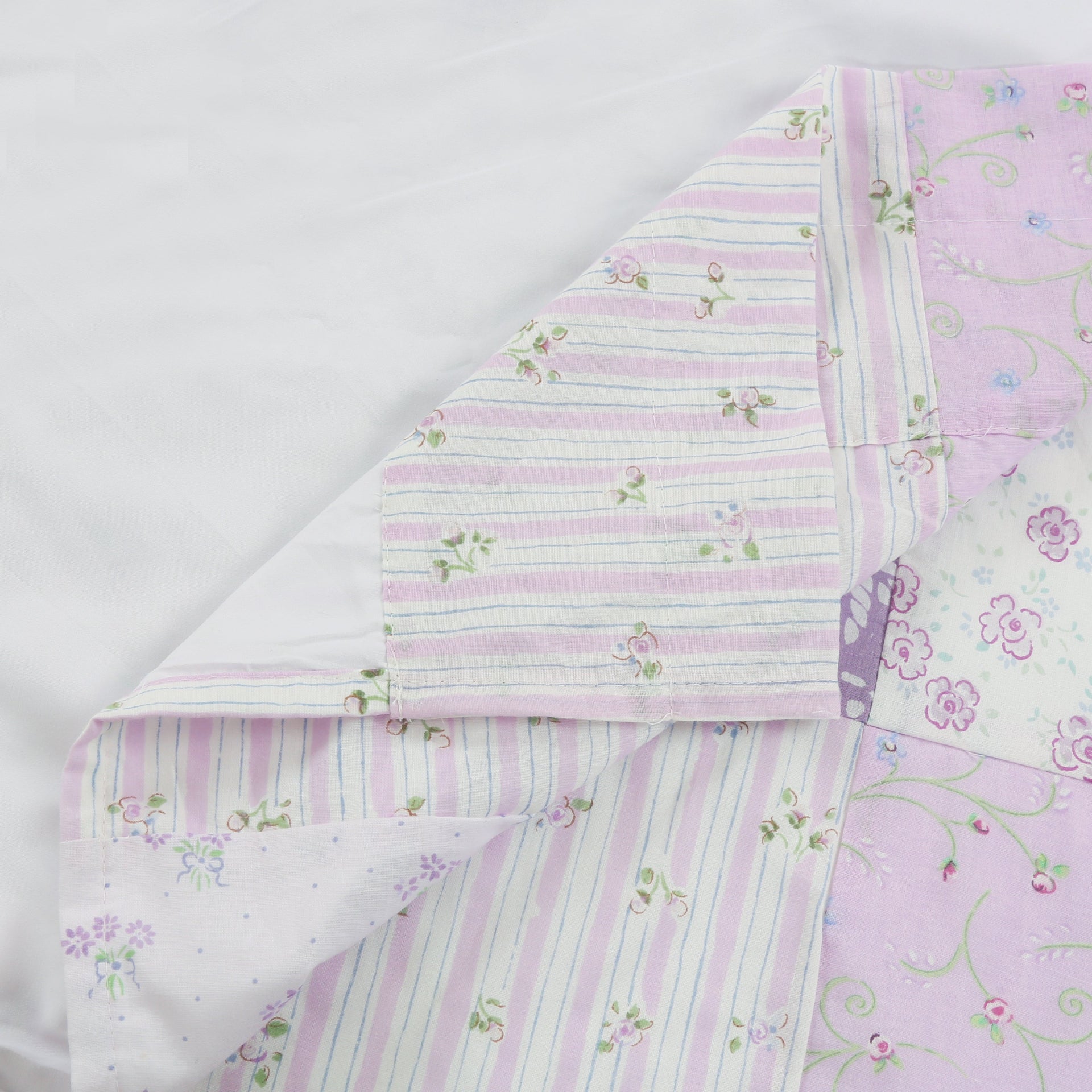 Love of Lilac Lavender Floral Patchwork Purple Window Valance