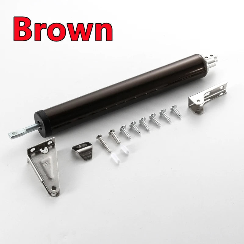 Gas Spring Automatic Door Closer 90 Degrees Within The Positioning Stop Mute Soft Closing Device Adjustable Buffer Force