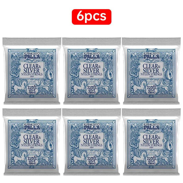 6 sets of Ernie Ball 2003-2008Folk strings，2403-2409classical strings for electric & acoustic guitars