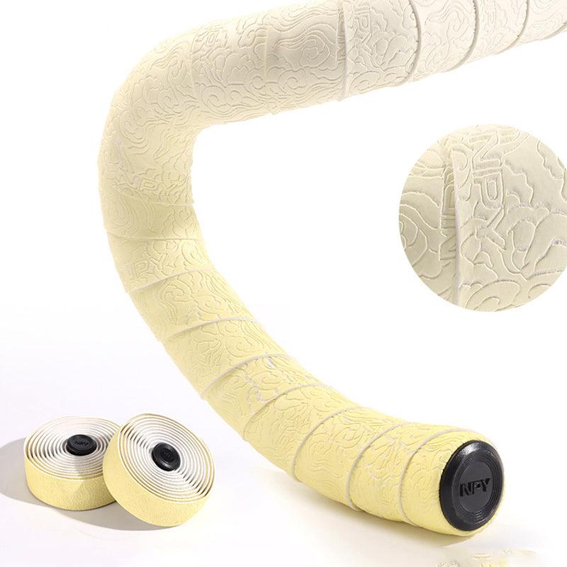 Road Bike Handlebar Tape: Double-Pinyin Cloud Pattern, Gradient Color, Comfortable, Shock - Absorbing, Breathable