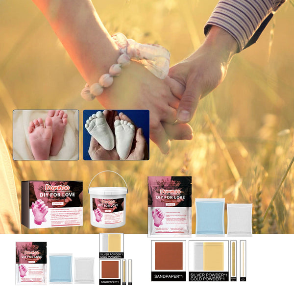 DOWMOO Diy For Love Keepsake Hands Casting Kit, Clone Powder Model Powder 3d Three-Dimensional Hand And Foot Film Technology Souvenir