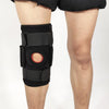 Adjustable hinged Patella Knee Support Brace for pain relief and knee joint protection - Black / M