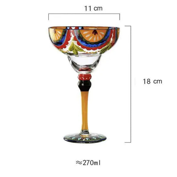 Colorful Wine Glasses Cups Cocktail Goblet Champagne Cup Glasses Bar Party Home DrinkWare Wedding Gifts Kitchen Accessories NEW