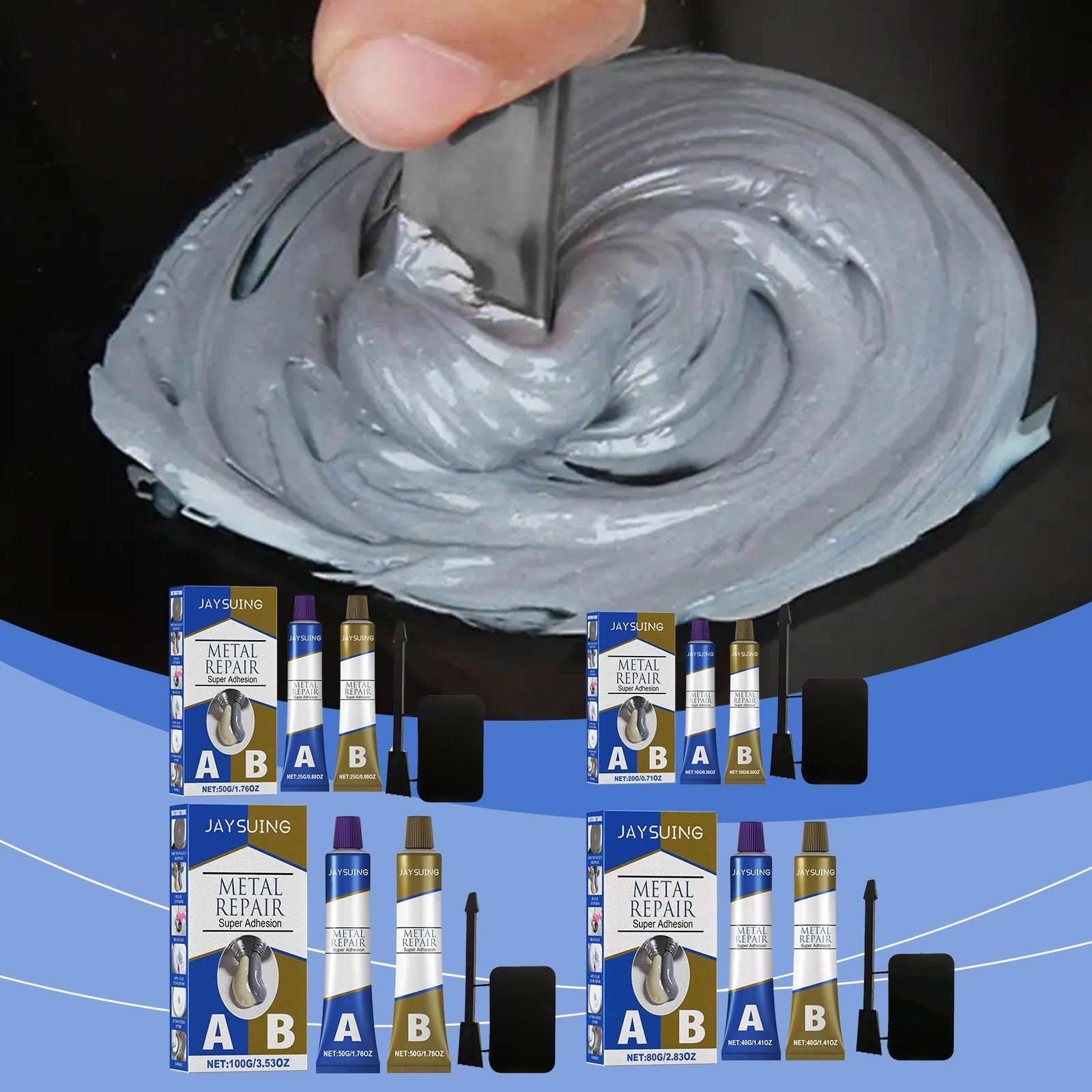 Casting Glue Box Cast Iron Sealant Ab Sealant Sealant Leak Repair Plugging Metal Bonding