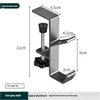 Portable student backpack hook, office desk mobile headphone hook, table side umbrella hook Hook storage - 9557-GY