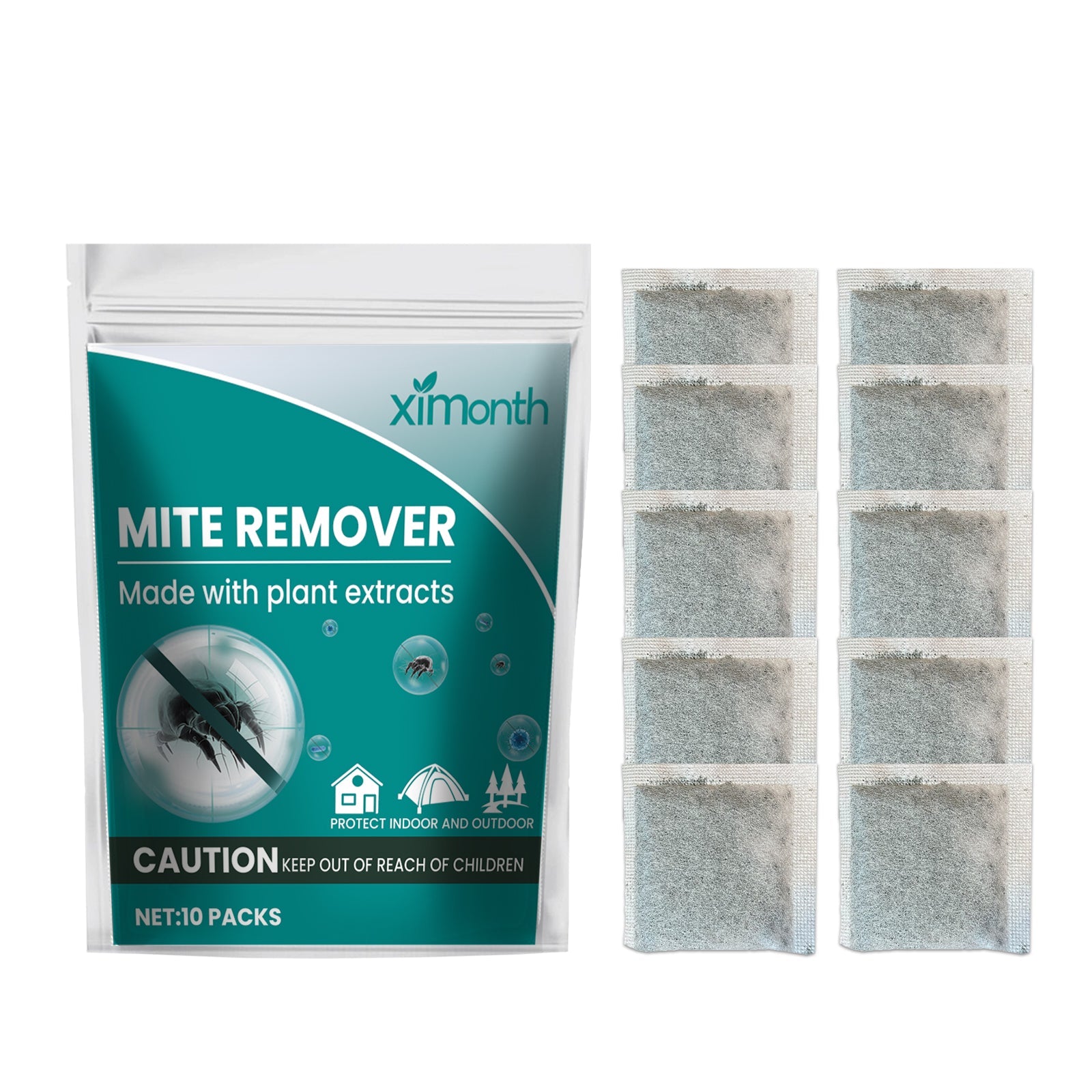 Herbaceous Mite Control Kit Travel Outdoor Camping Home Bedding Clothing Herbaceous Mosquito Repellent Mite Control